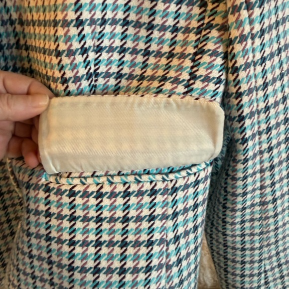 Veronica Beard Farley Dickey Houndstooth Plaid Jacket Blazer size 6 - Picture 7 of 11
